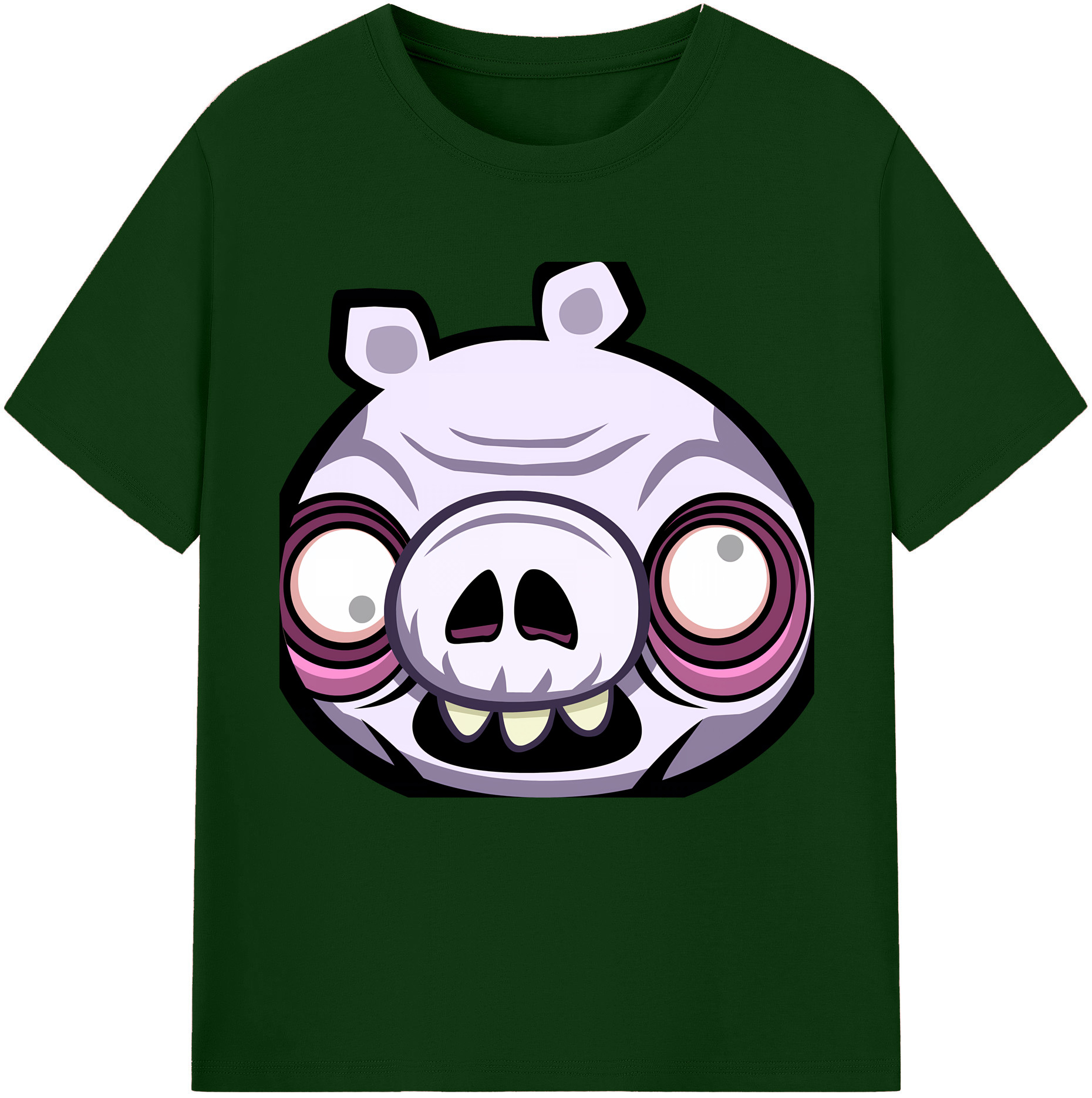 （画像用） Angry Birds アングリーバード 綿100％半袖Tシャツ（フロントプリント）